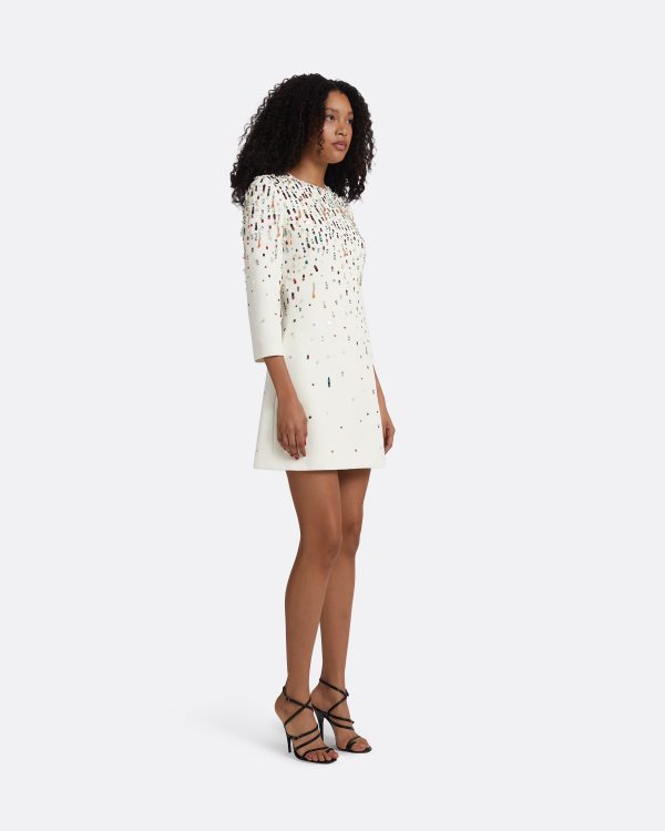 Renalle Ivory Short Dress - Image 4