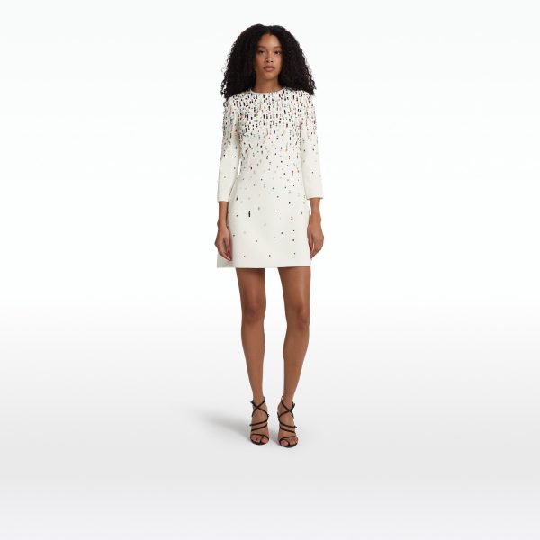 Renalle Ivory Short Dress - Image 6