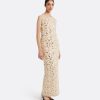 Beliz Ivory&Gold Midi Dress - Image 4