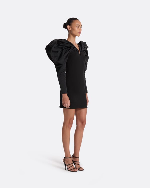 Lenna Black Short Dress - Image 4
