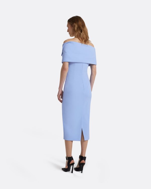 Iana Carolina Blue Midi Dress - Image 2