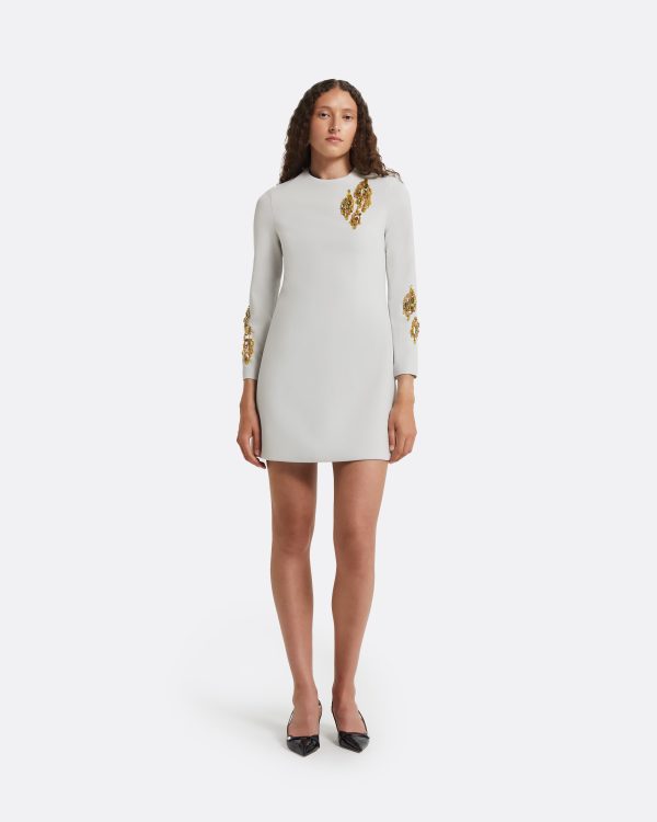 Reffie Stone Grey Short Dress - Image 6