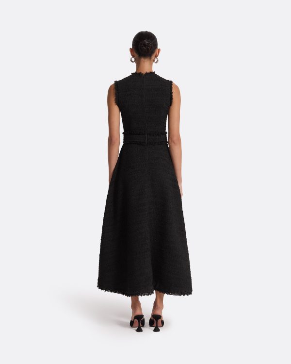 Mary Black Midi Dress - Image 2