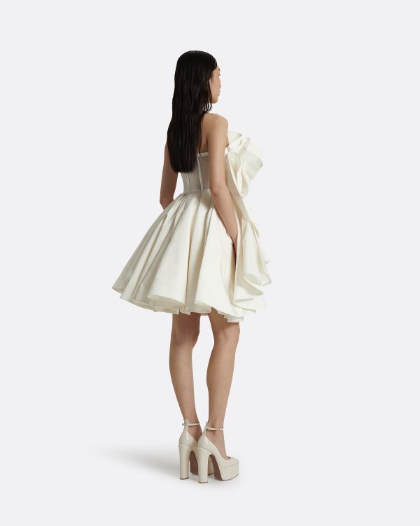 Iona Ivory Short Dress - Image 2