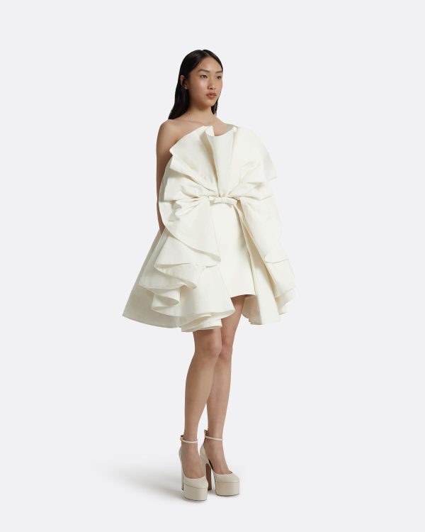 Iona Ivory Short Dress - Image 4