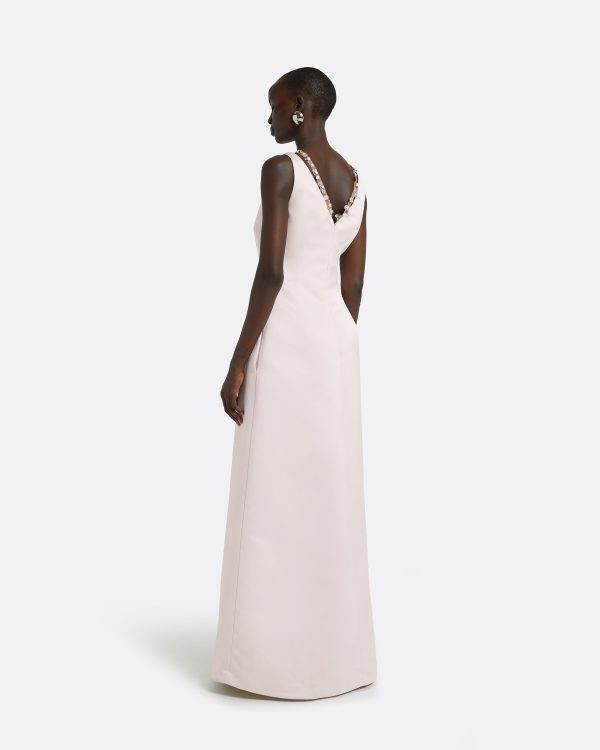 Mariam Barely Pink Long Dress - Image 2