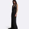 Yusuf Black Long Dress - Image 4