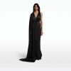 Yusuf Black Long Dress - Image 6