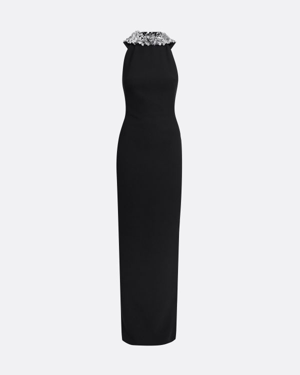 Holli Black Long Dress - Image 6