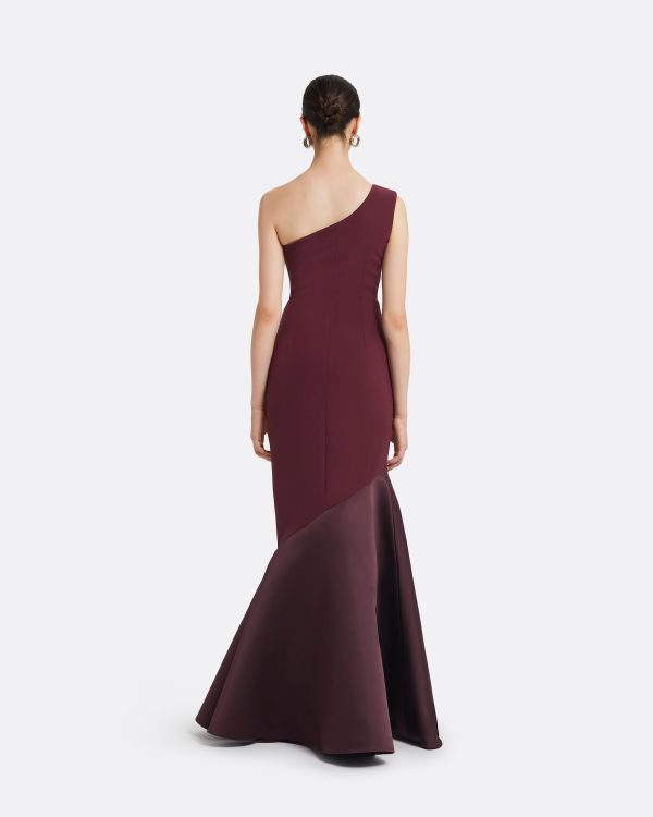 Banu Wine Long Dress - Image 2