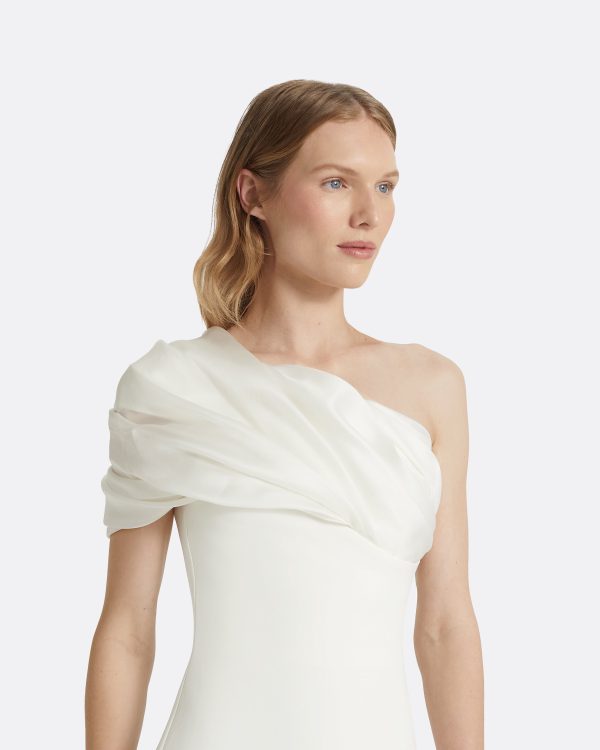Portan Ivory Long Dress - Image 3