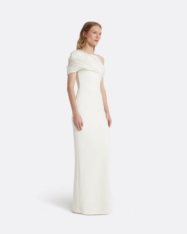 Portan Ivory Long Dress - Image 4