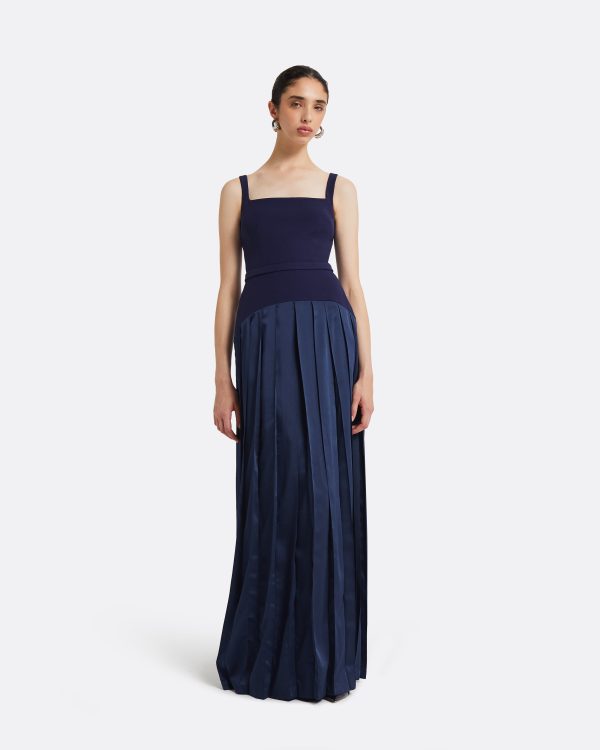 Luce Azurite Blue Long Dress