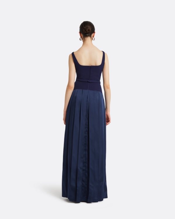 Luce Azurite Blue Long Dress - Image 2