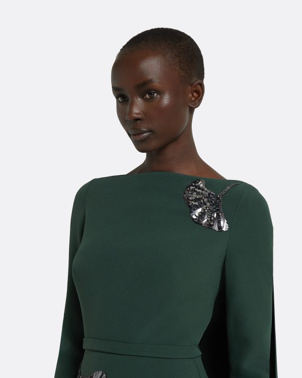 Ginevra Darkest Spruce Long Dress - Image 3