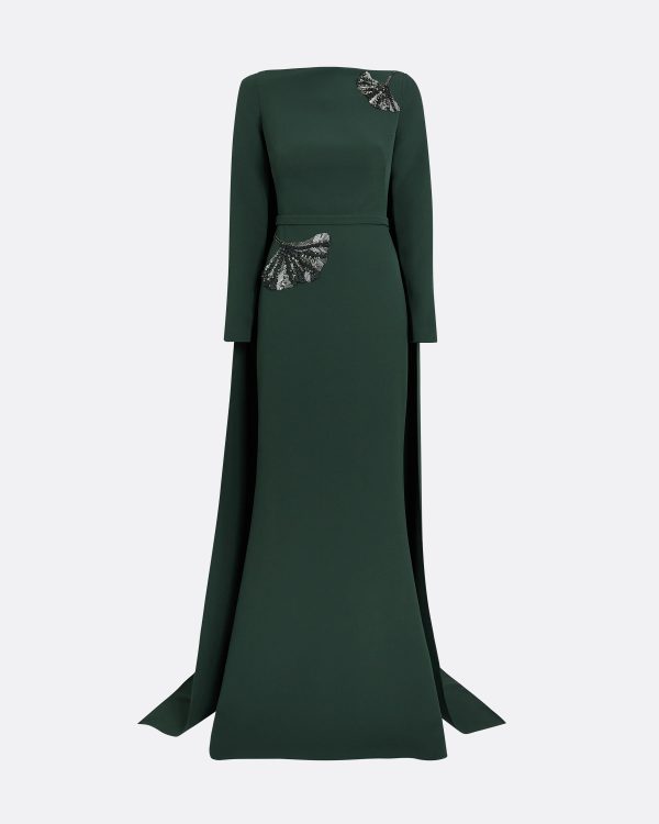 Ginevra Darkest Spruce Long Dress - Image 5