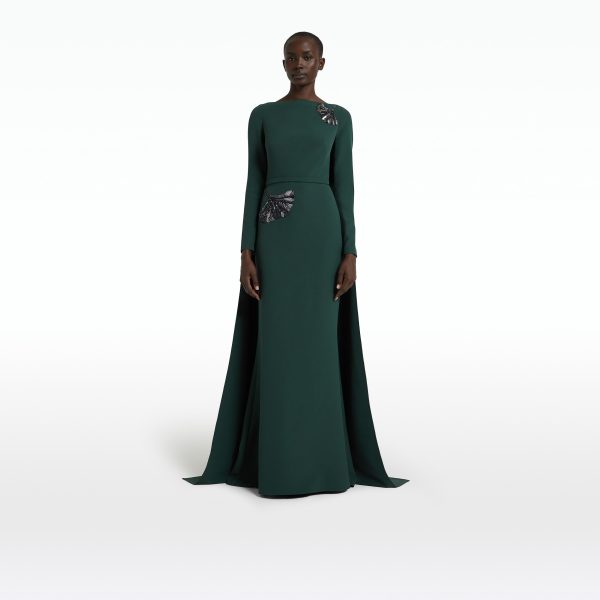 Ginevra Darkest Spruce Long Dress - Image 6