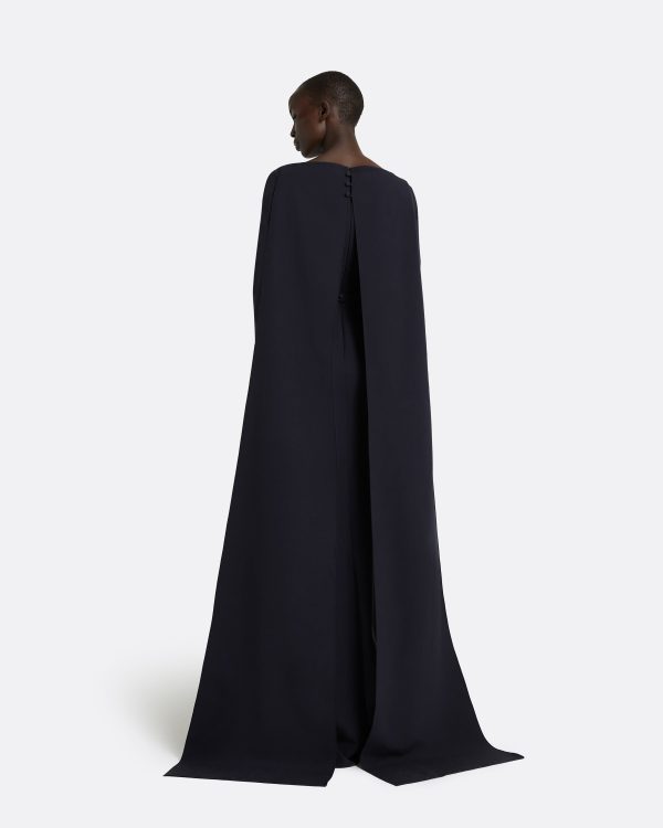 Ginevra Midnight Navy Long Dress - Image 2