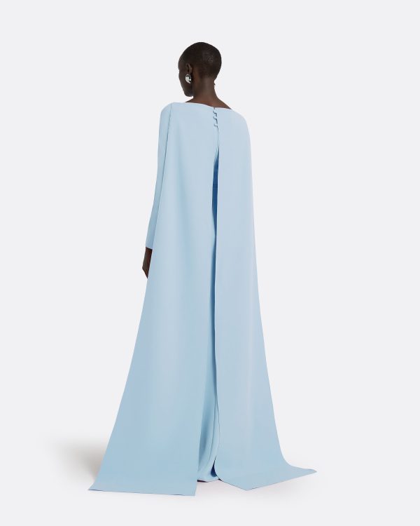 Ginevra Pale Blue Long Dress - Image 2