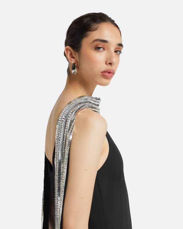 Gocek Black Long Dress - Image 3