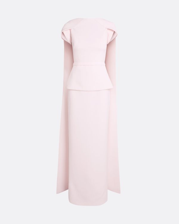 Erkin Barely Pink Long Dress - Image 5