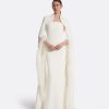 Amari Ivory Feather-Trimmed Bolero And Soshin Dress