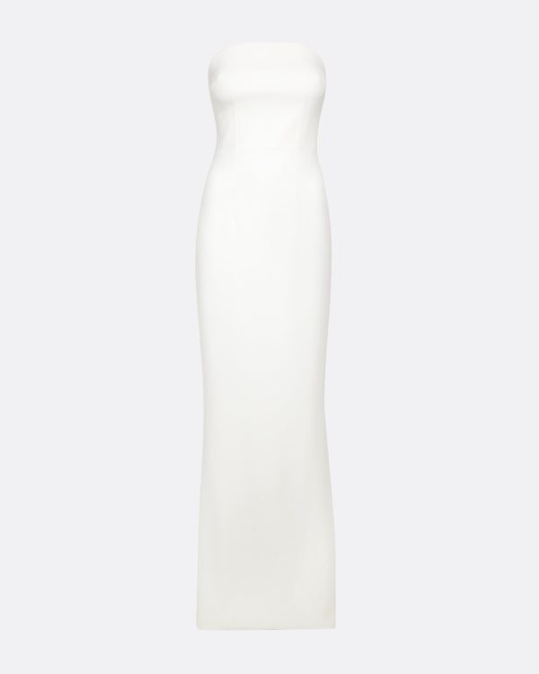 Soshin Ivory Strapless Dress - Image 5