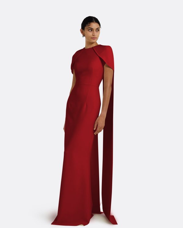 Ginkgo Azalea Red Dress - Image 4