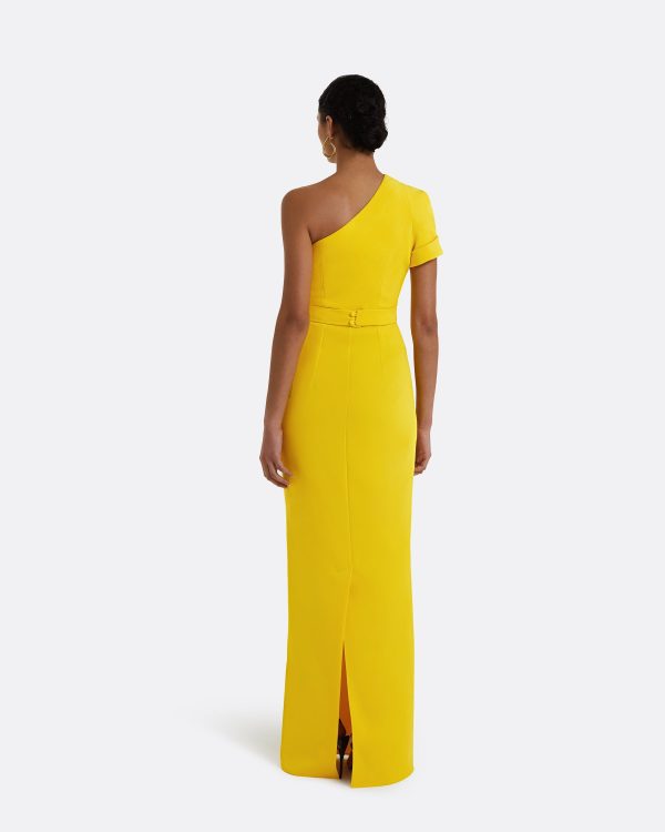 Kora Canary Long Dress - Image 2
