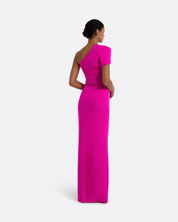 Kora Wild Strawberry Long Dress - Image 2
