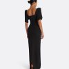 Dara Black Long Dress - Image 2