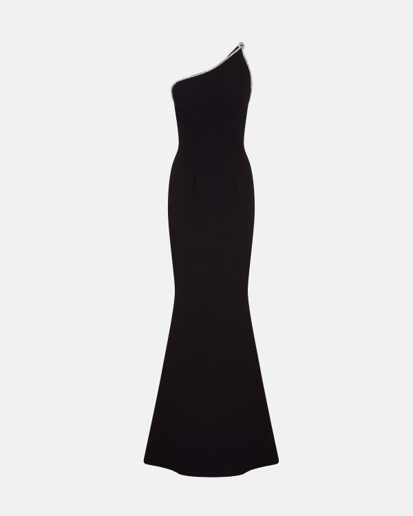 Electra Black Long Dress - Image 6