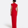 Dana Dazzling Red Long Dress - Image 2