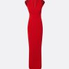 Dana Dazzling Red Long Dress - Image 5