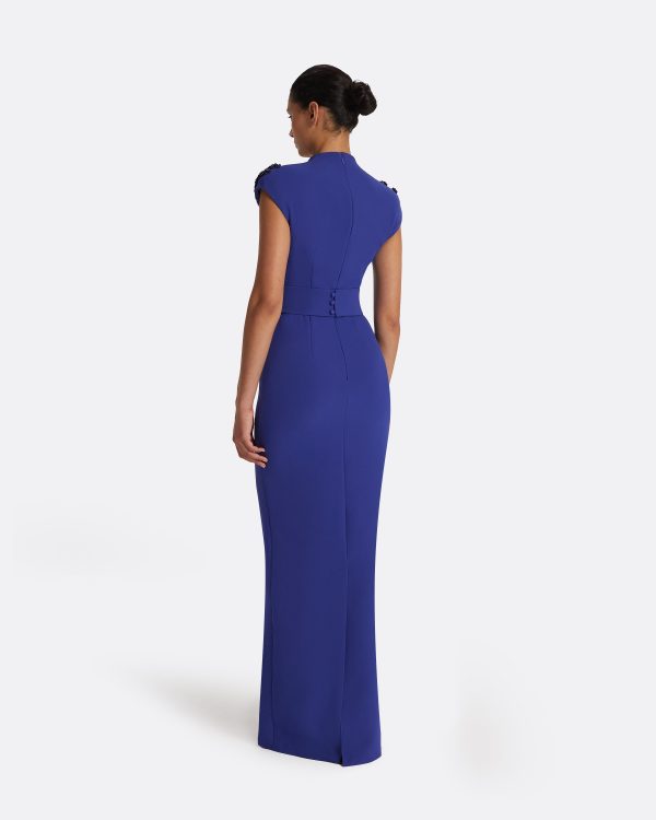 Dana Skiathos Blue Long Dress - Image 2