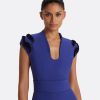 Dana Skiathos Blue Long Dress - Image 3