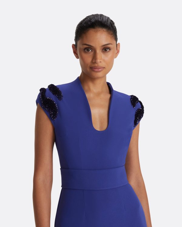 Dana Skiathos Blue Long Dress - Image 3