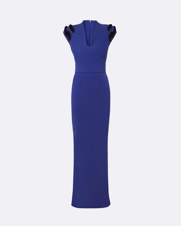 Dana Skiathos Blue Long Dress - Image 5