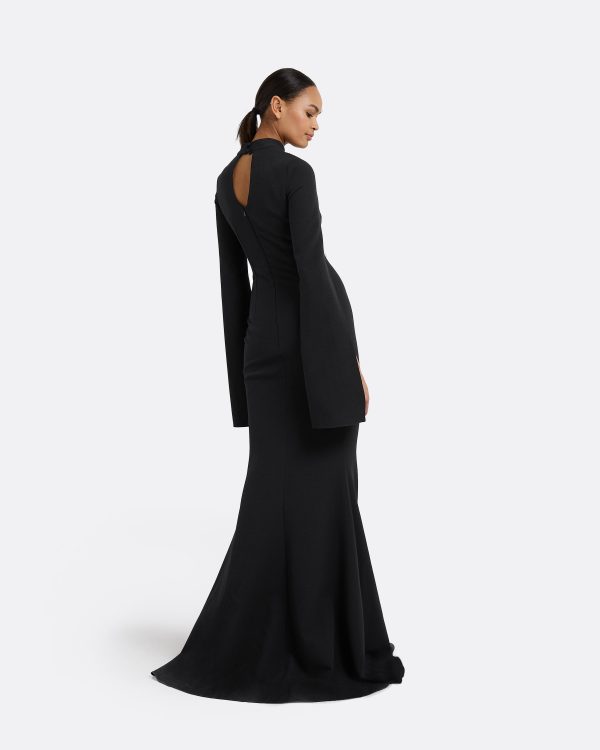 Anouk Black Long Dress - Image 2