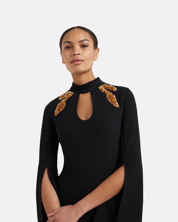 Anouk Black Long Dress - Image 3