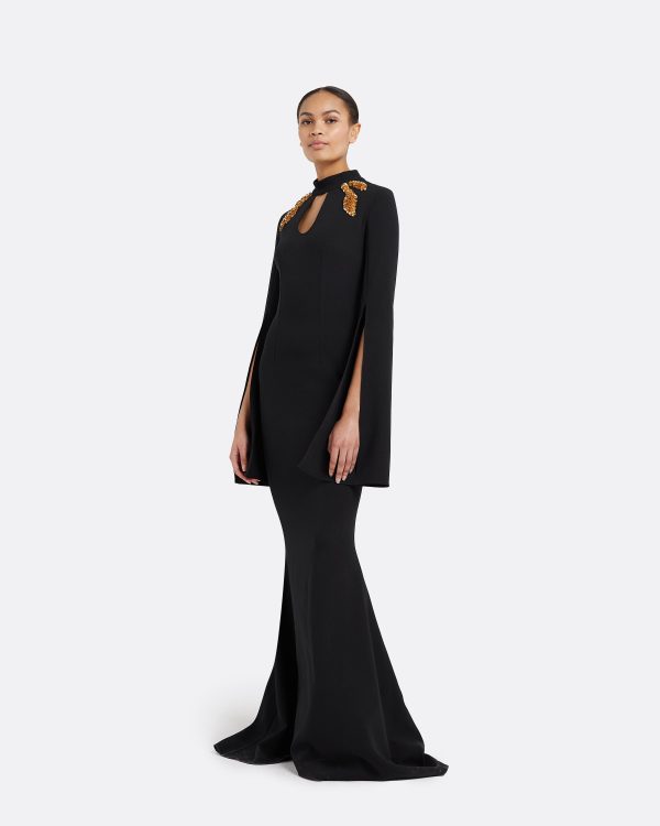 Anouk Black Long Dress - Image 4