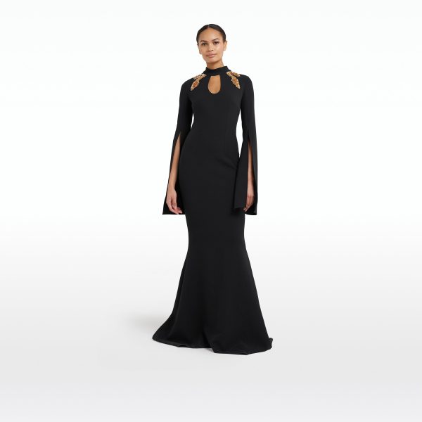 Anouk Black Long Dress - Image 6