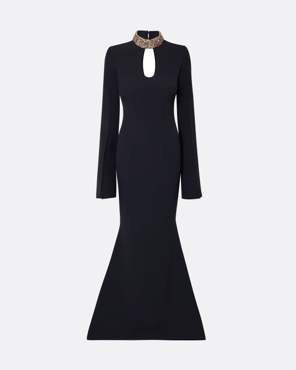 Anouk Midnight Navy Long Dress - Image 5