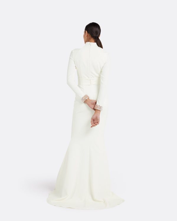 Kamala Ivory Long Dress - Image 2