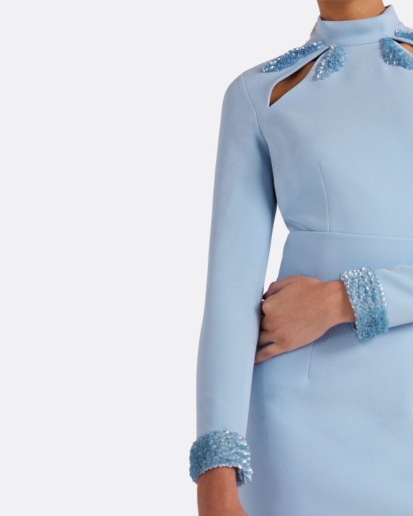 Kamala Soft Sky Long Dress - Image 3
