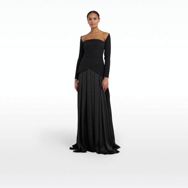 Desta Black Long Dress - Image 6