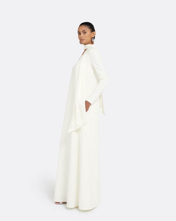 Aleah Ivory Long Dress - Image 4