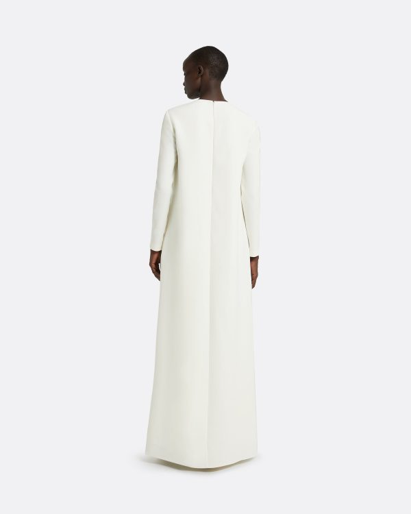 Naima Ivory Long Dress - Image 2