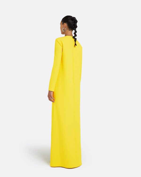 Naima Canary Long Dress - Image 2