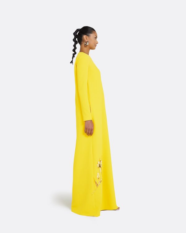 Naima Canary Long Dress - Image 4
